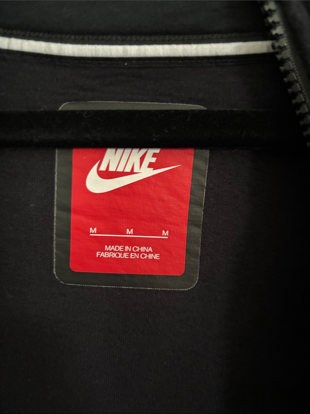 Nike Tech Fleece Longline Cocoon Full Zip Jacket Womens Black Coat Size Medium - Picture 5 of 6